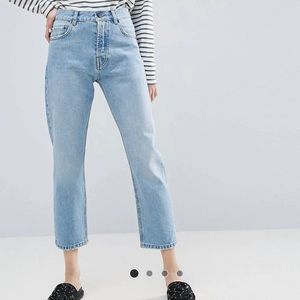 ASOS Florence Straight Leg Light Blue Jeans